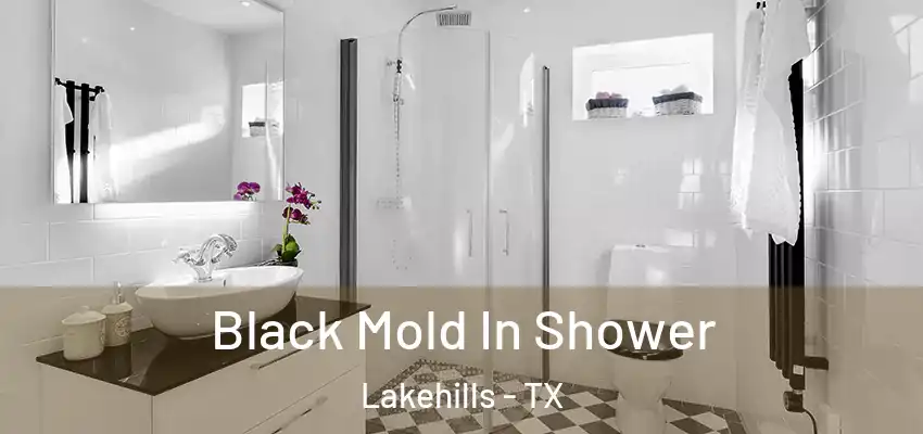  Black Mold In Shower Lakehills - TX
