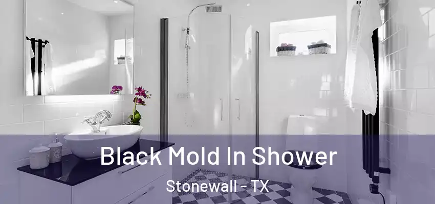  Black Mold In Shower Stonewall - TX