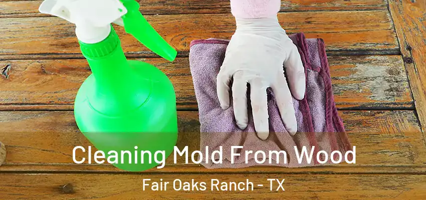 Cleaning Mold From Wood Fair Oaks Ranch - TX
