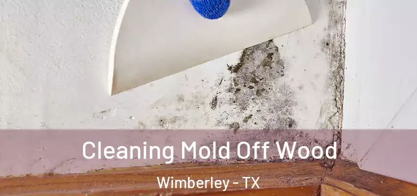 Cleaning Mold Off Wood Wimberley - TX